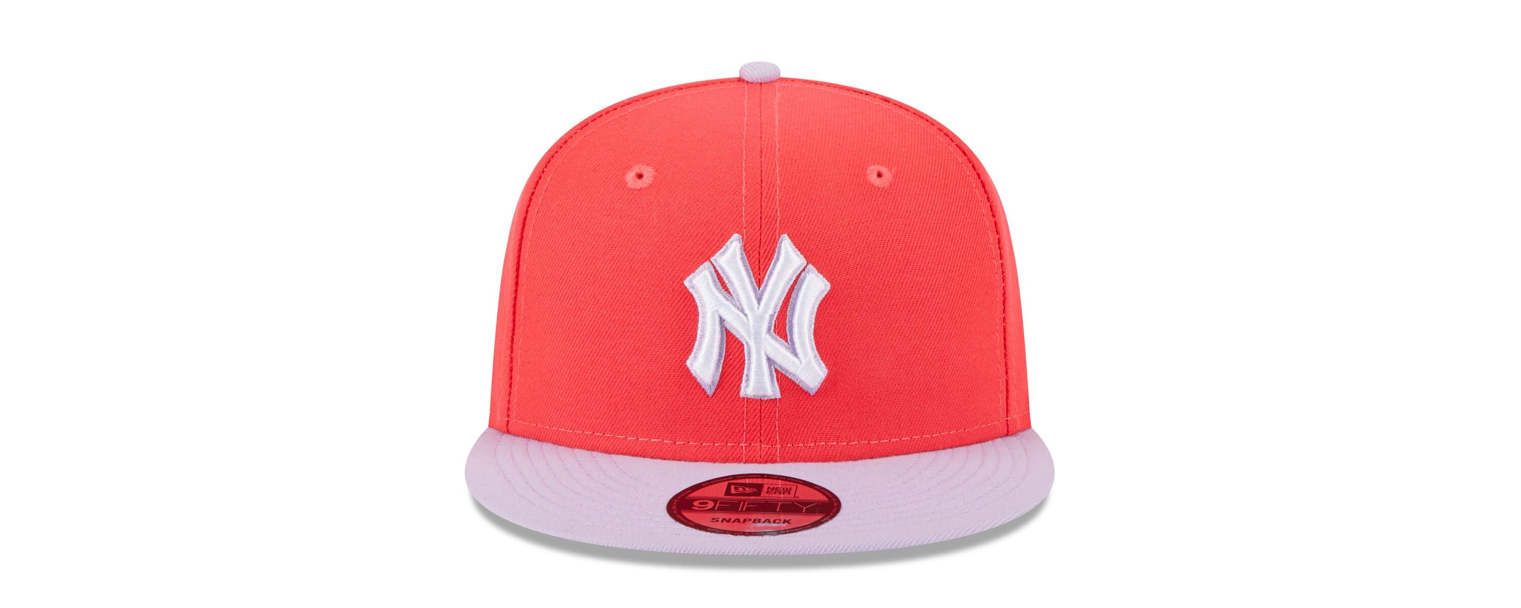 MLB Red/Purple New York Yankees Spring Basic Two-Tone 9FIFTY Snapback Hat