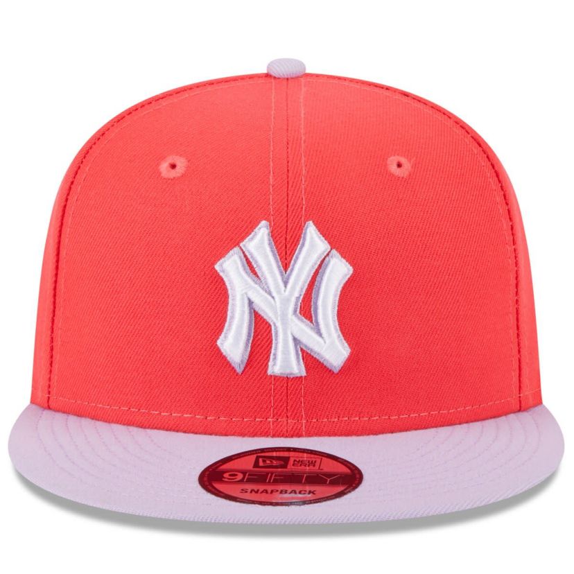 MLB Red/Purple New York Yankees Spring Basic Two-Tone 9FIFTY Snapback Hat