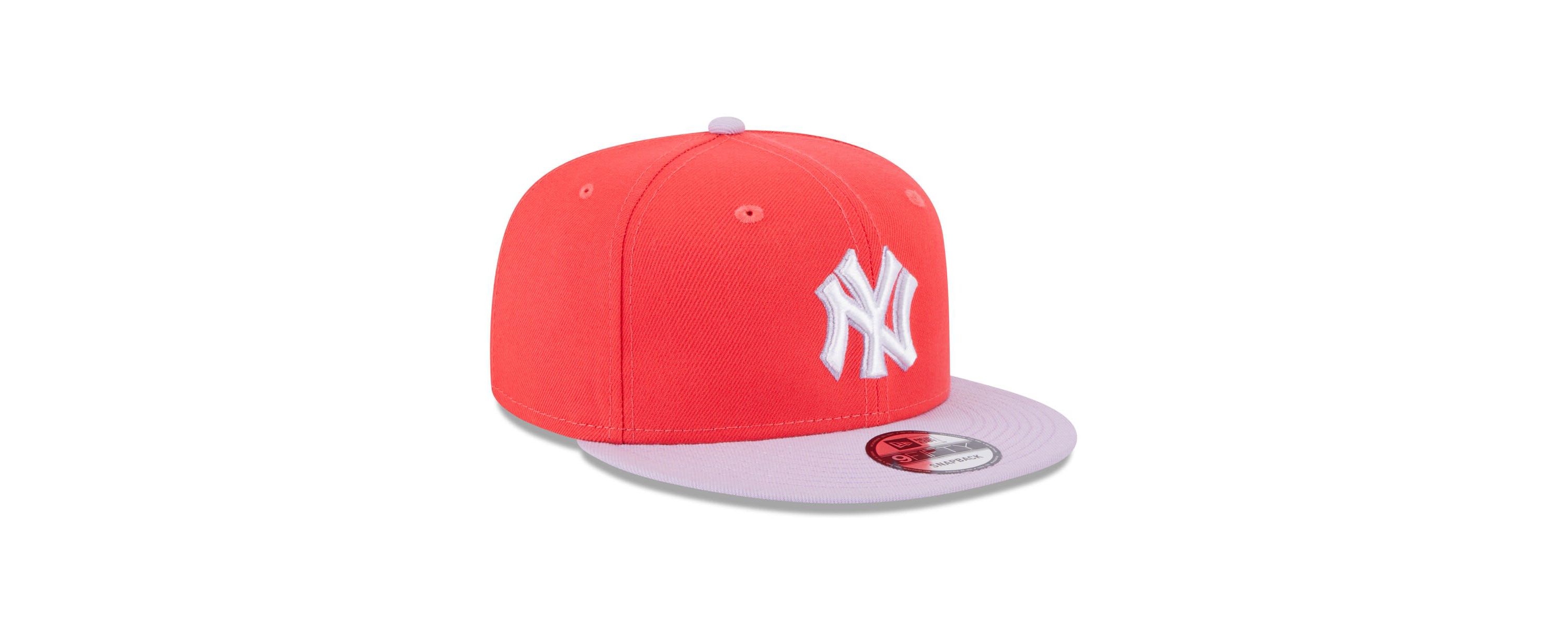 MLB Red/Purple New York Yankees Spring Basic Two-Tone 9FIFTY Snapback Hat