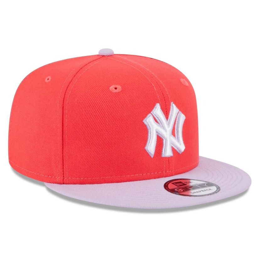 MLB Red/Purple New York Yankees Spring Basic Two-Tone 9FIFTY Snapback Hat