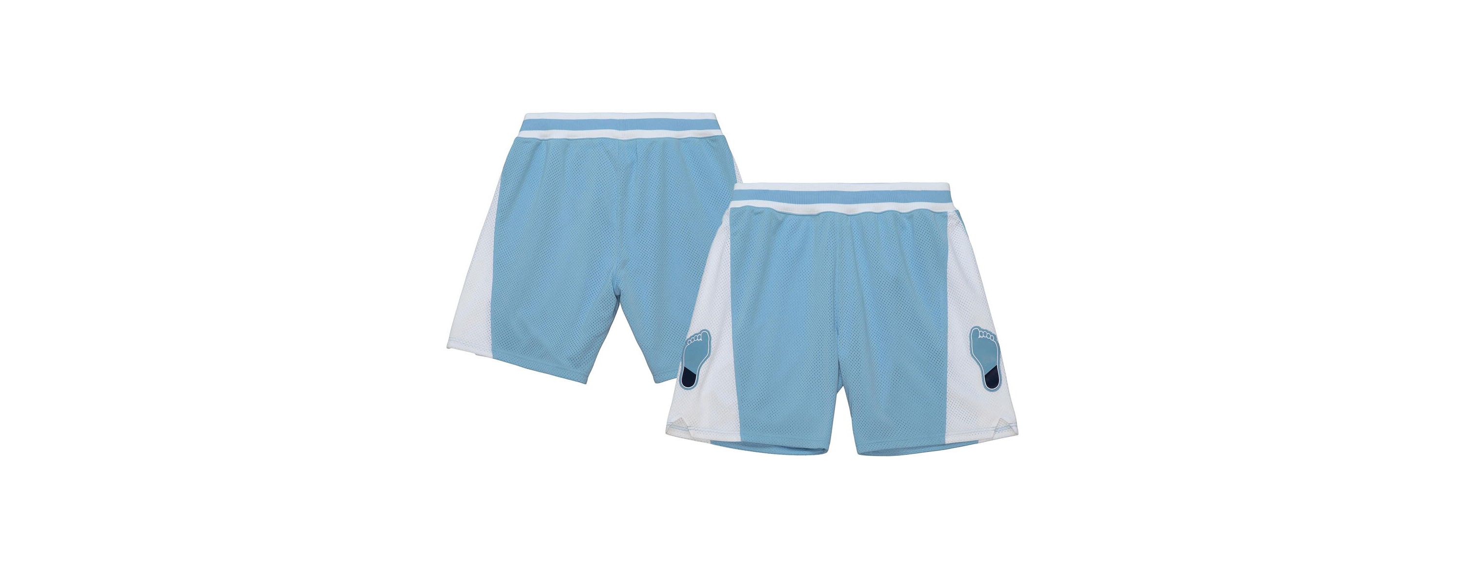 NCAA Michael Jordan Carolina North Carolina Tar Heels Authentic Throwback Shorts