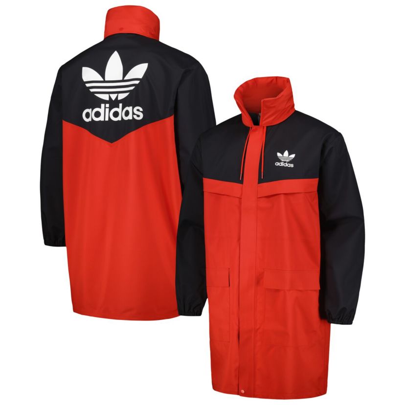 International Clubs Originals Red/Black Manchester United Hoodie Full-Zip Bench Jacket