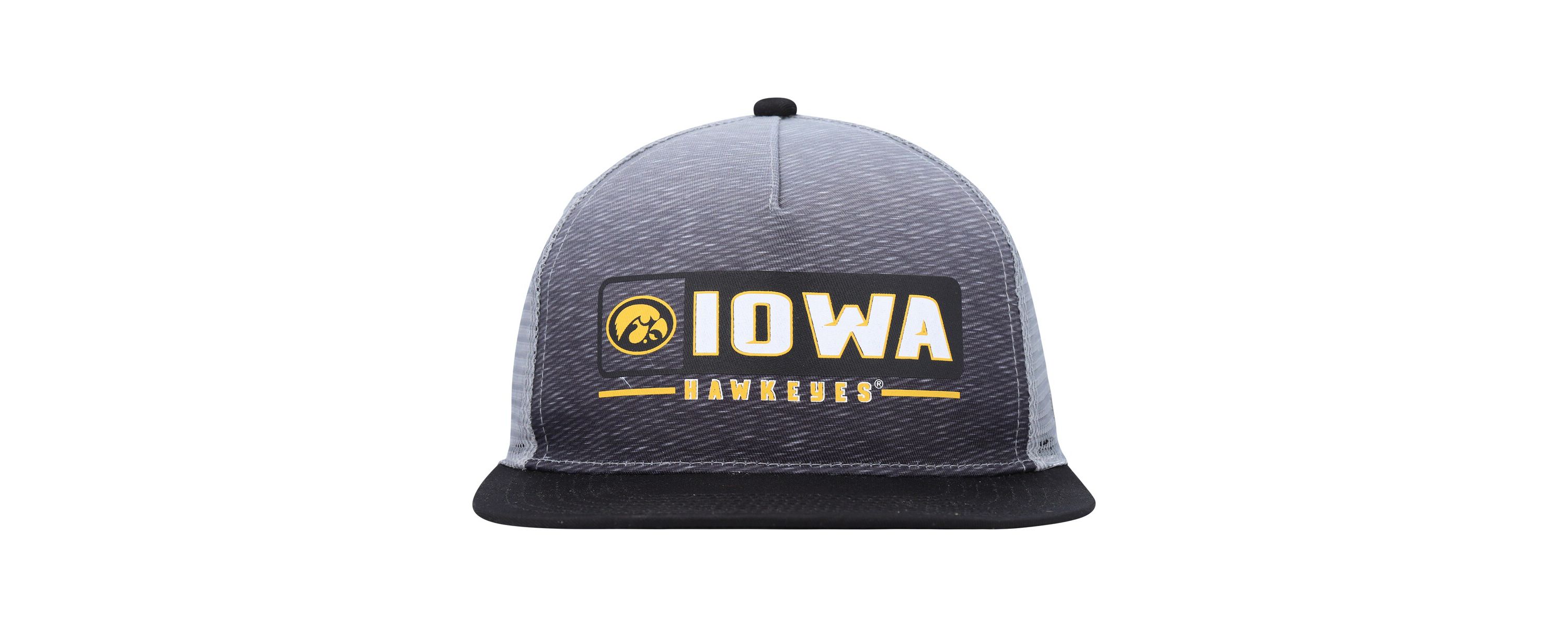 NCAA Black/Gray Iowa Hawkeyes Snapback Hat