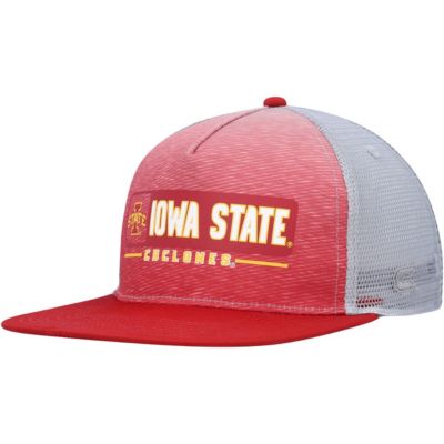 Colosseum Men's NCAA Cardinal/Gray Iowa State Cyclones Snapback Hat