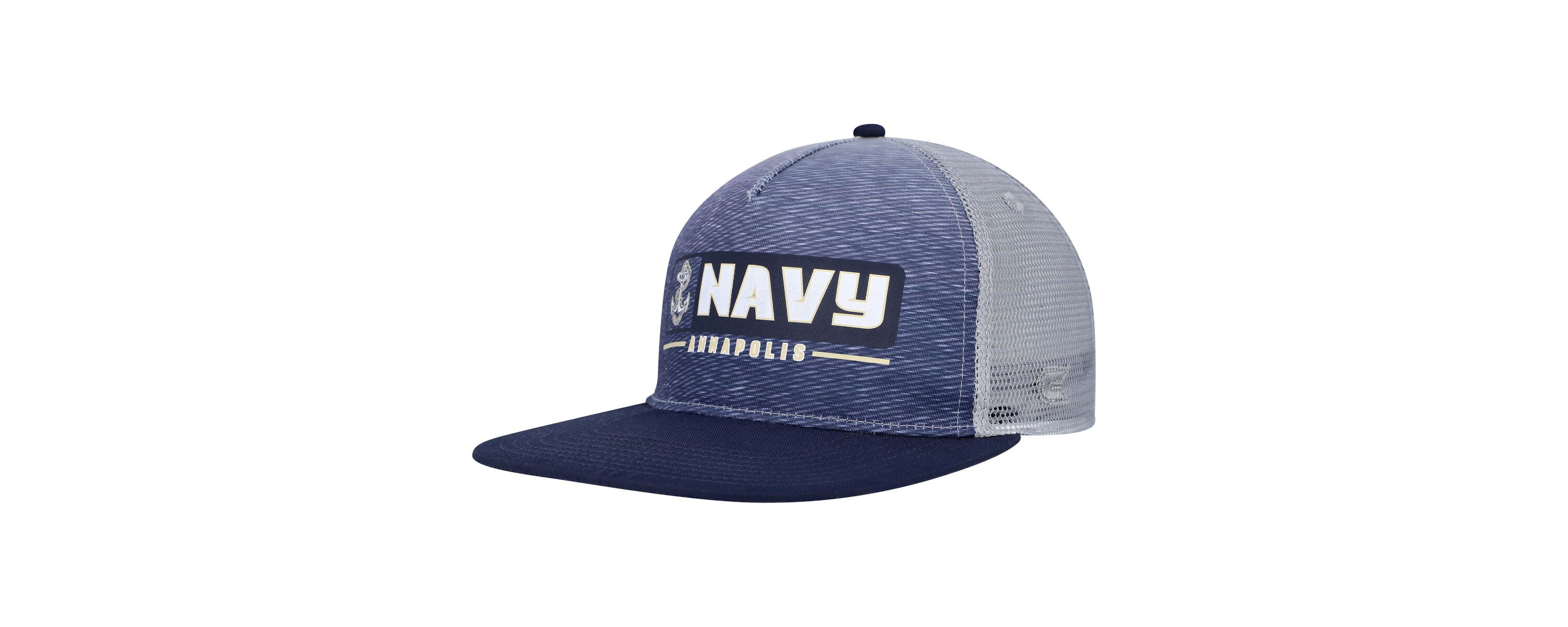 Navy Midshipmen NCAA Navy/Gray Midshipmen Snapback Hat