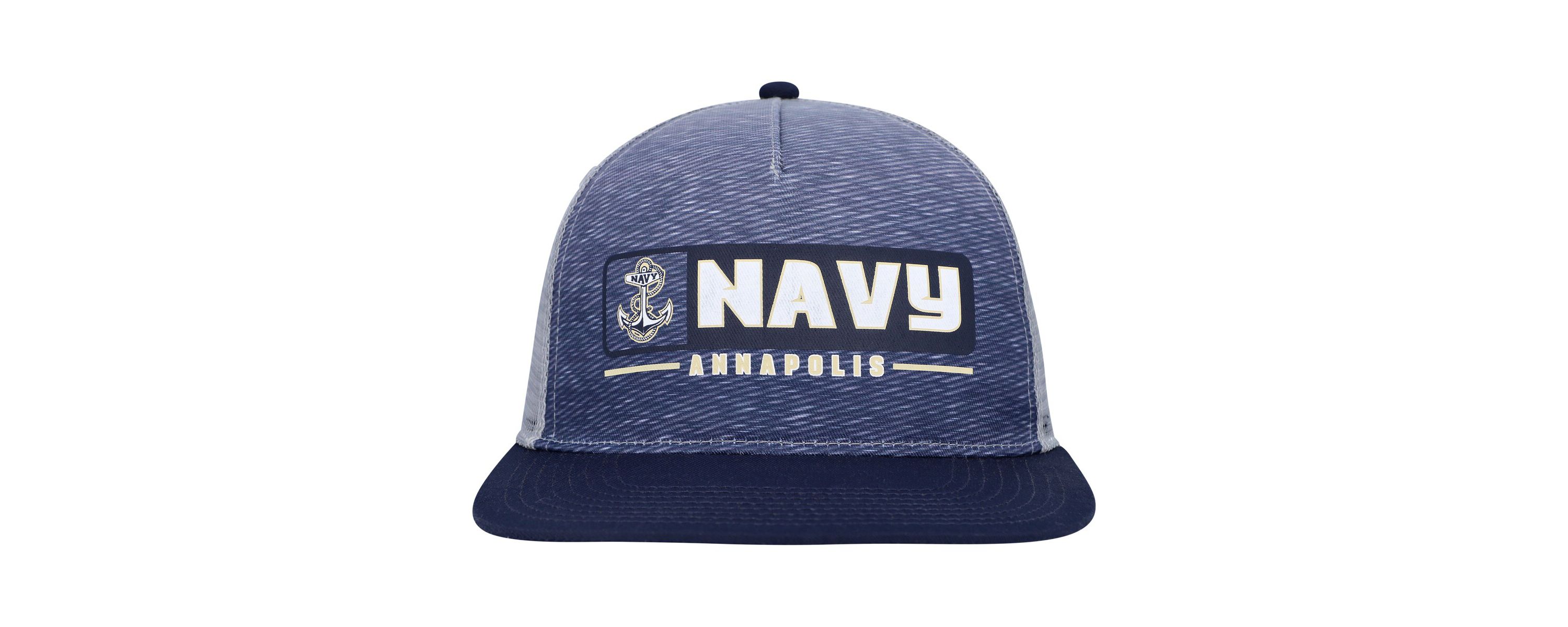 Navy Midshipmen NCAA Navy/Gray Midshipmen Snapback Hat