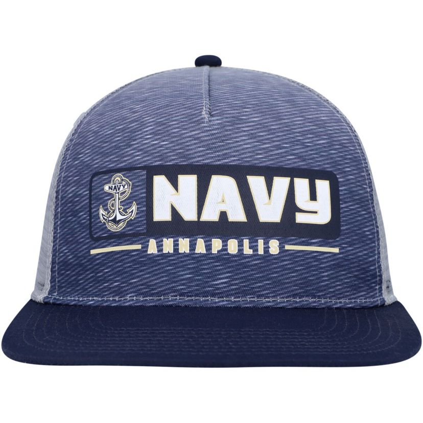 Navy Midshipmen NCAA Navy/Gray Midshipmen Snapback Hat