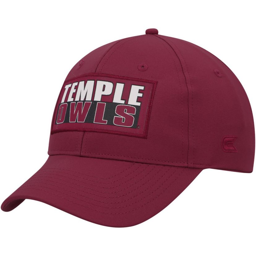 NCAA Cherry Temple Owls Positraction Snapback Hat