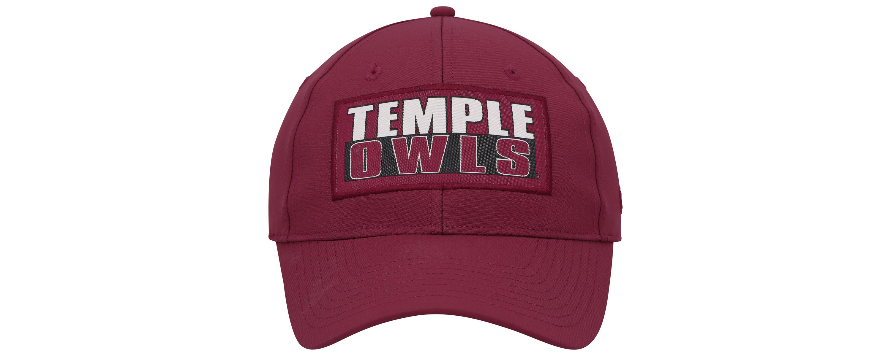 NCAA Cherry Temple Owls Positraction Snapback Hat