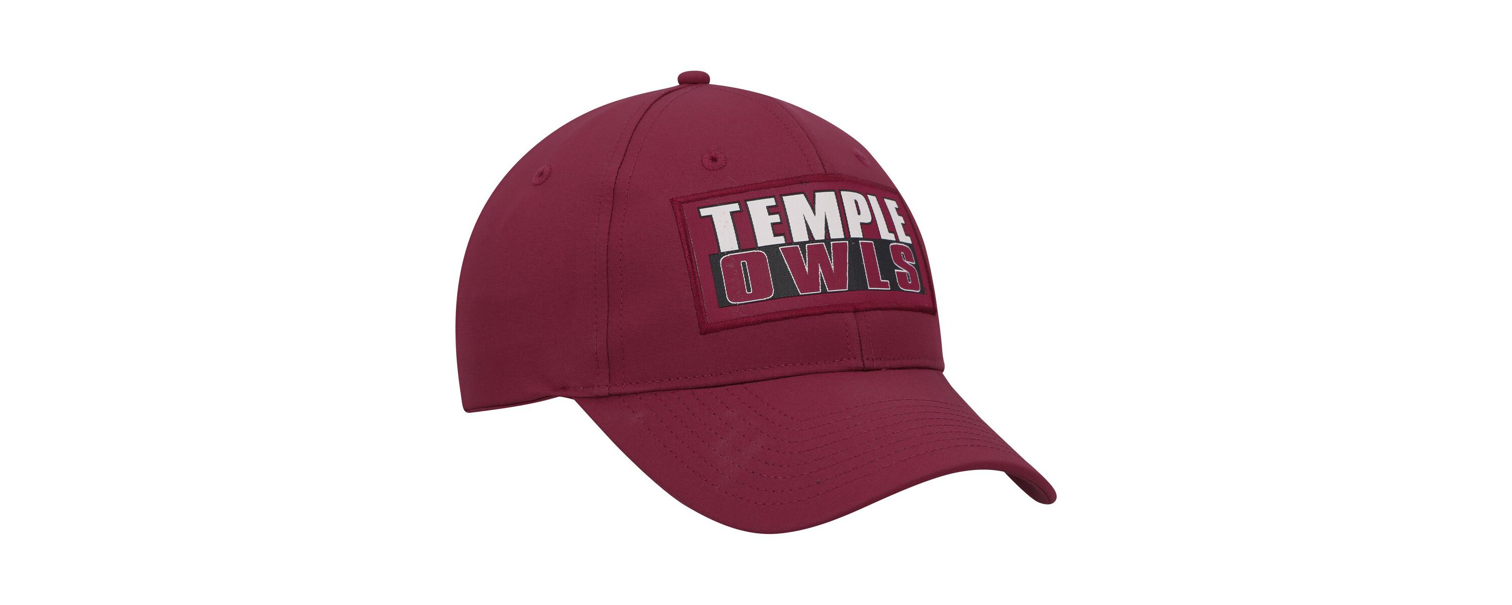 NCAA Cherry Temple Owls Positraction Snapback Hat