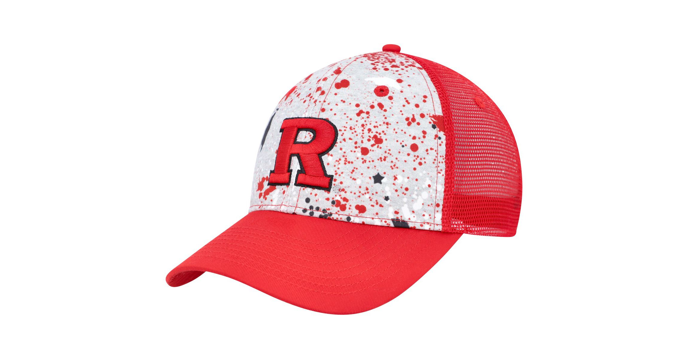 Rutgers Scarlet Knights NCAA Gray/Scarlet Rutgers Knights Love Fern Trucker Snapback Hat