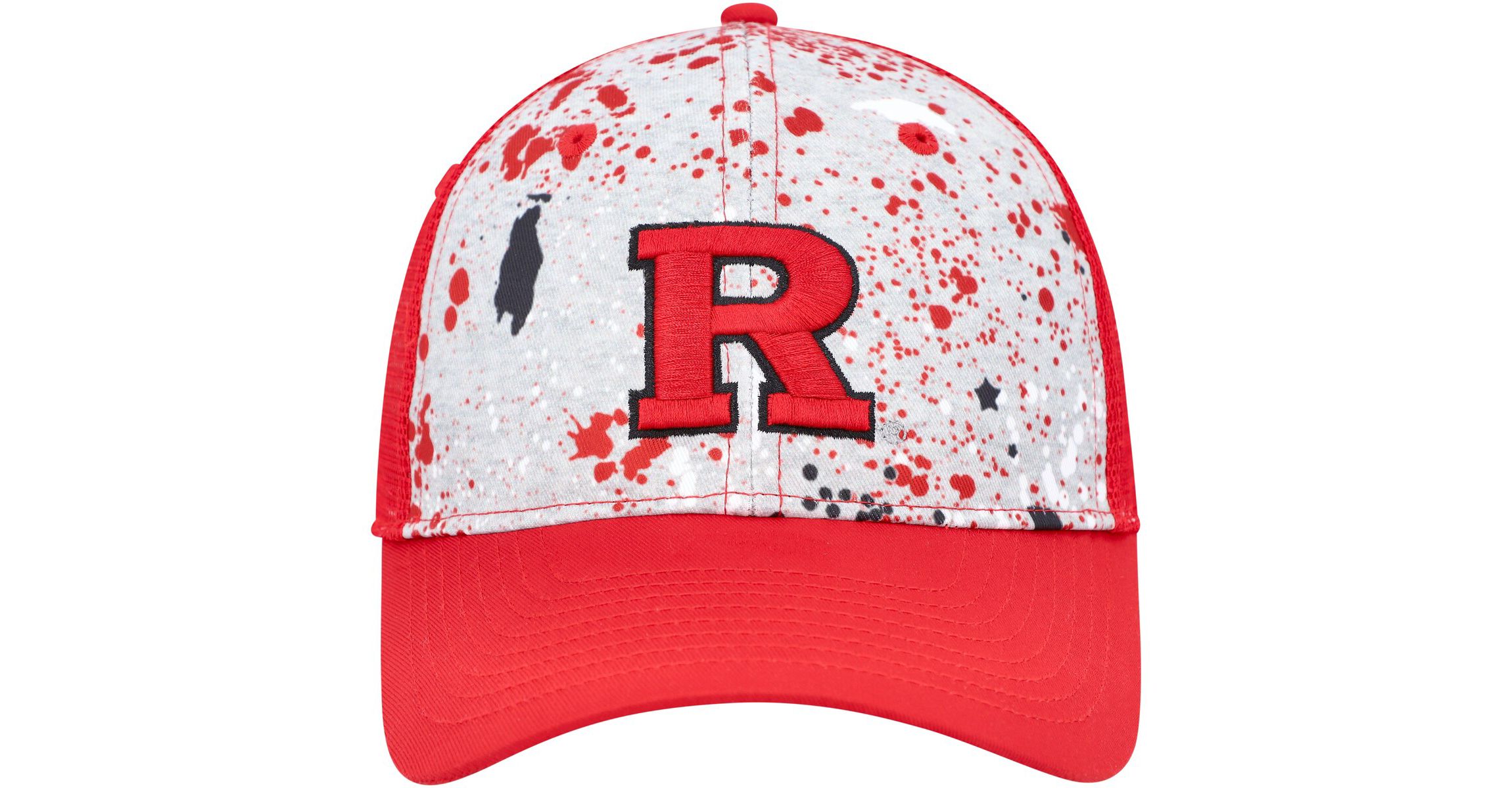 Rutgers Scarlet Knights NCAA Gray/Scarlet Rutgers Knights Love Fern Trucker Snapback Hat