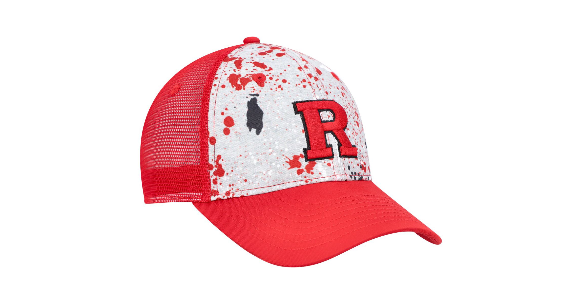 Rutgers Scarlet Knights NCAA Gray/Scarlet Rutgers Knights Love Fern Trucker Snapback Hat