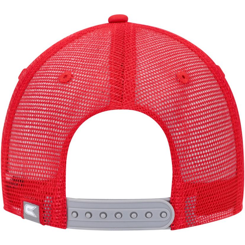 Rutgers Scarlet Knights NCAA Gray/Scarlet Rutgers Knights Love Fern Trucker Snapback Hat