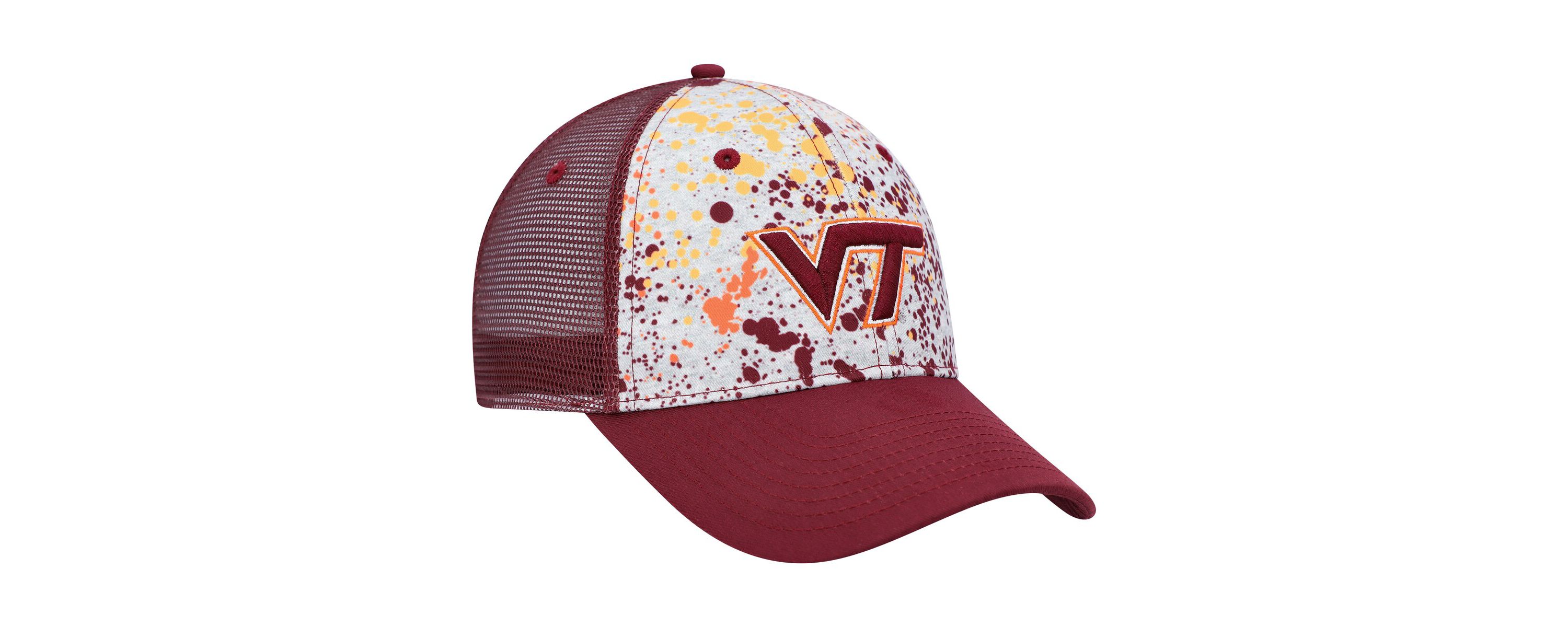 NCAA Gray/Maroon Virginia Tech Hokies Love Fern Trucker Snapback Hat