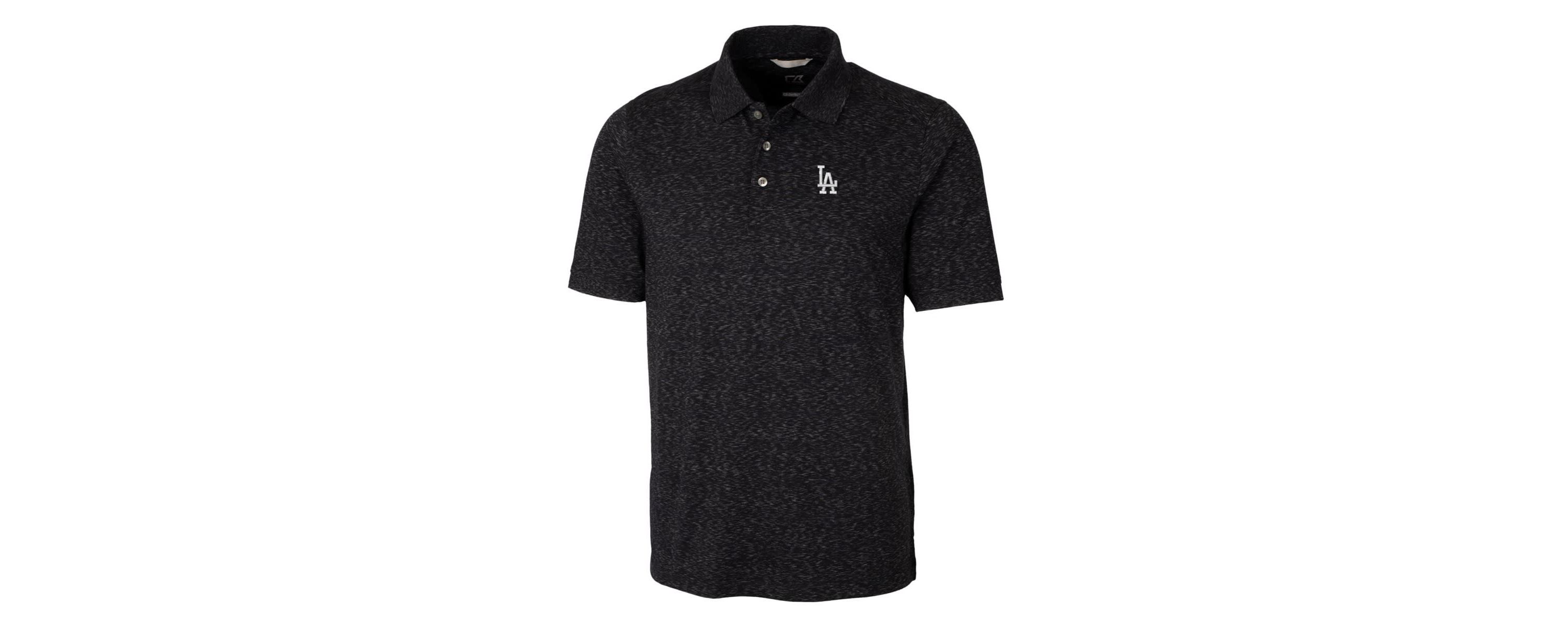MLB ed Los Angeles Dodgers Advantage Space Dye Tri-Blend Polo