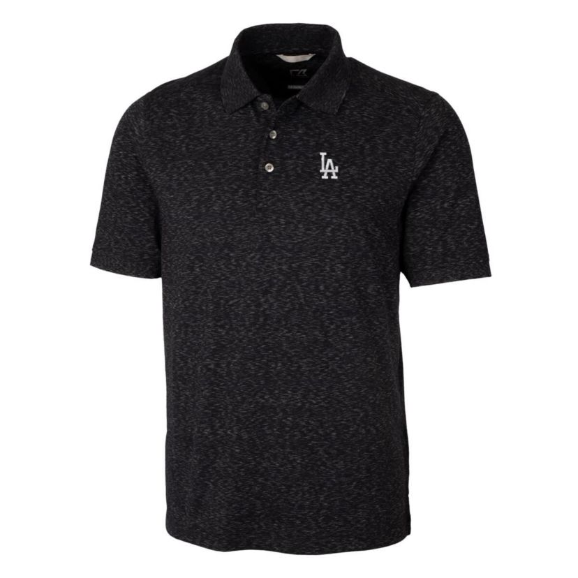 MLB ed Los Angeles Dodgers Advantage Space Dye Tri-Blend Polo