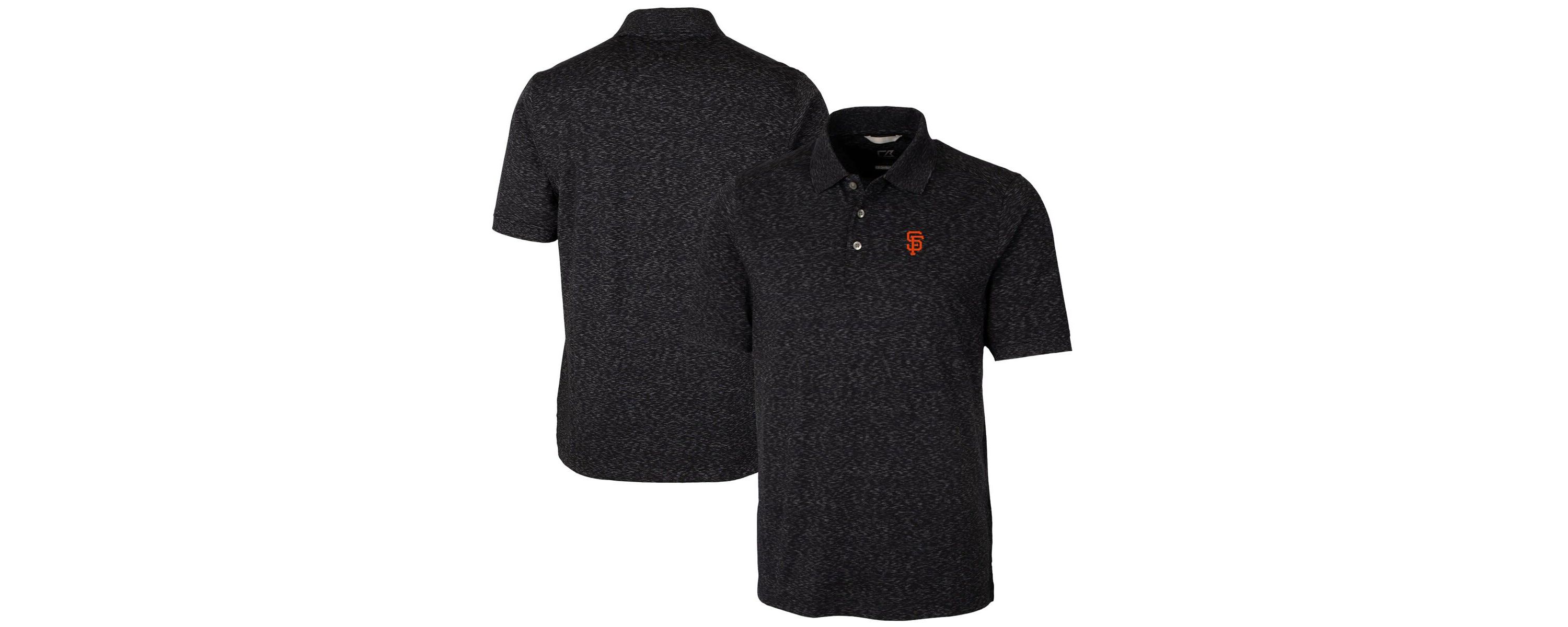MLB ed San Francisco Giants Advantage Space Dye Tri-Blend Polo