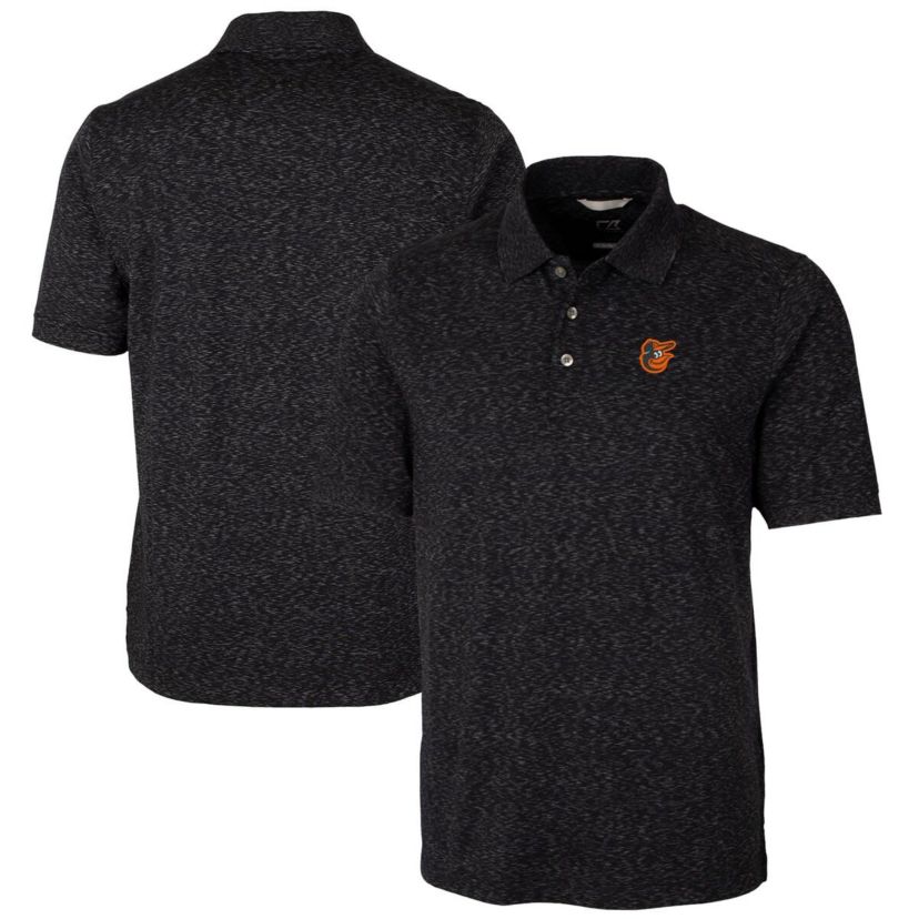 MLB ed Baltimore Orioles Advantage Space Dye Tri-Blend Polo