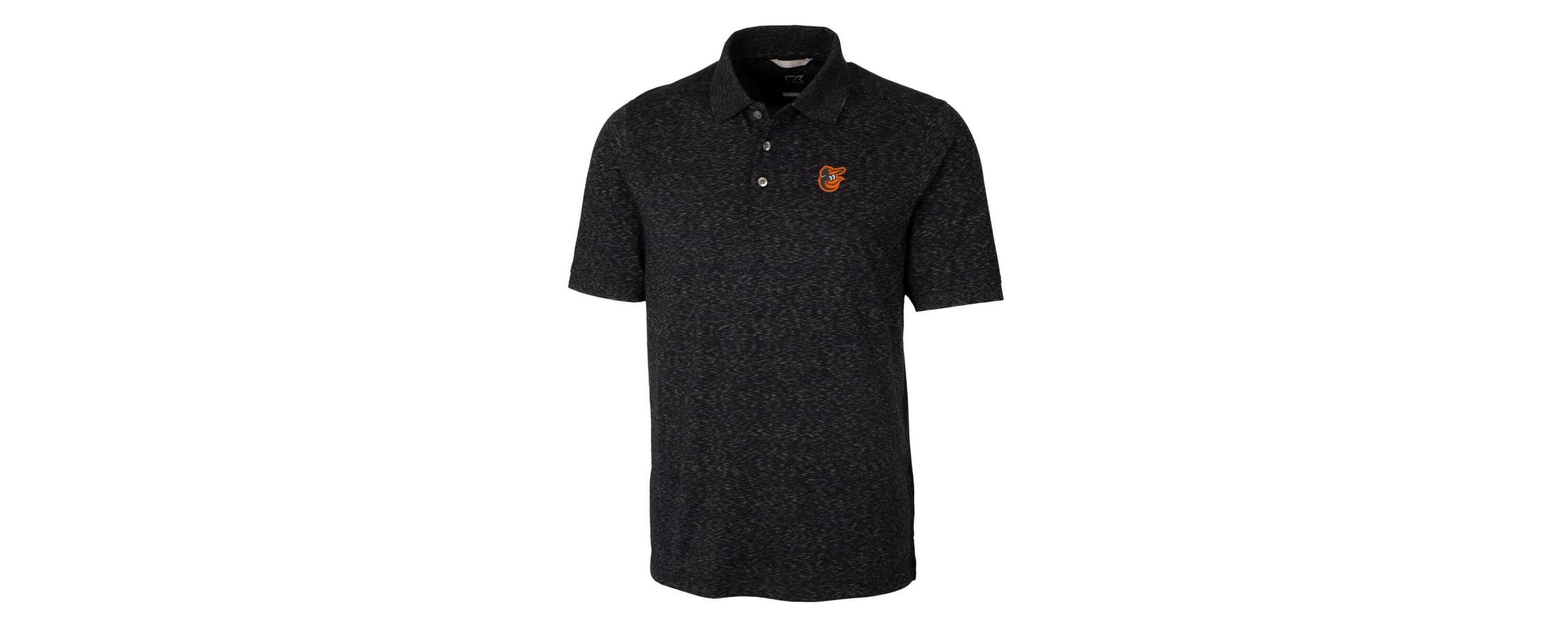 MLB ed Baltimore Orioles Advantage Space Dye Tri-Blend Polo