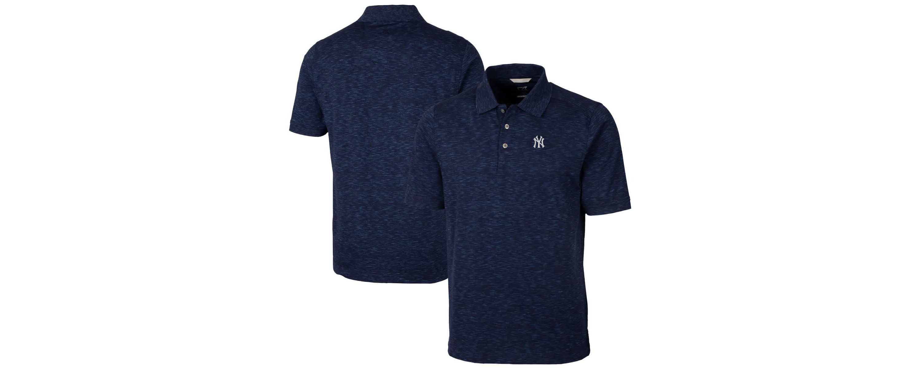 MLB ed New York Yankees Advantage Space Dye Tri-Blend Polo