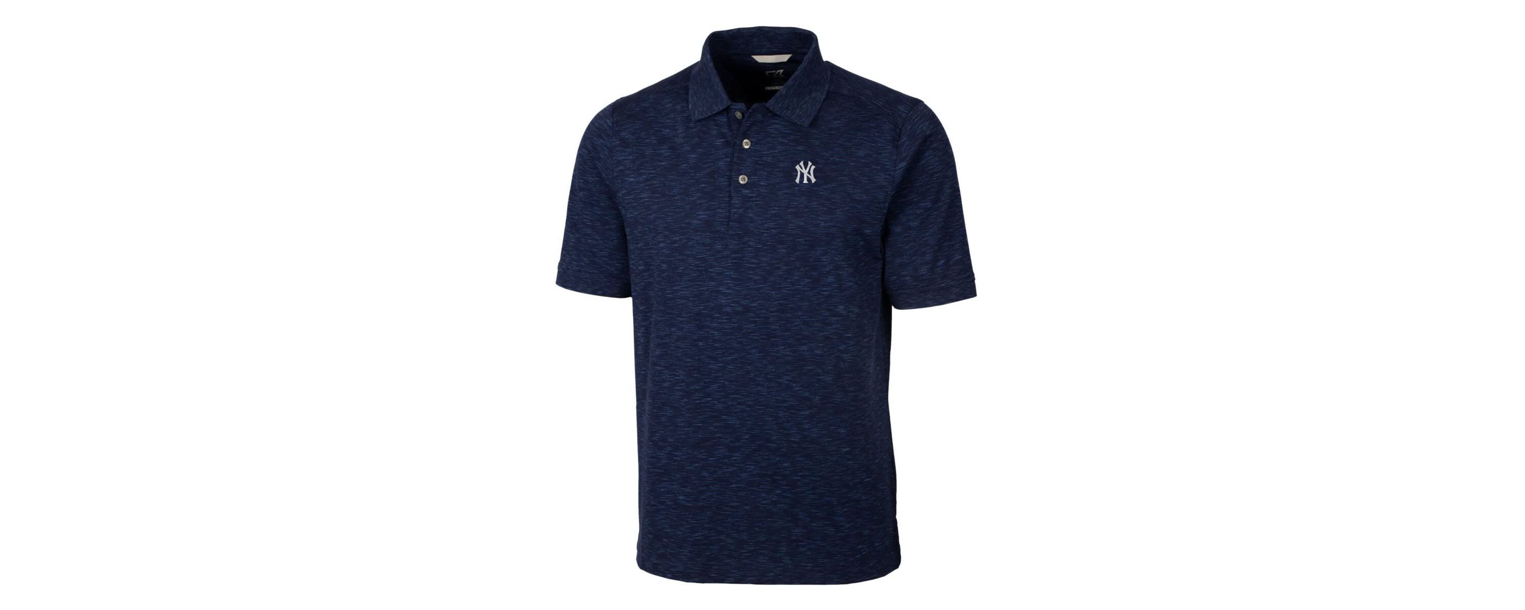 MLB ed New York Yankees Advantage Space Dye Tri-Blend Polo