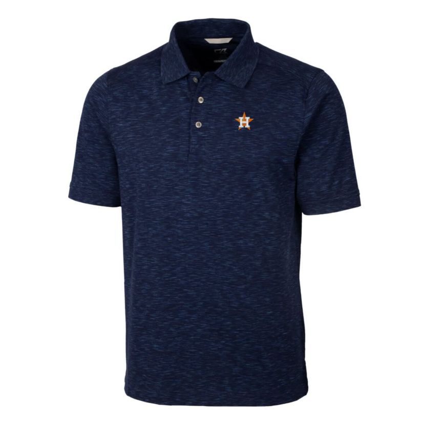 MLB ed Houston Astros Advantage Space Dye Tri-Blend Polo