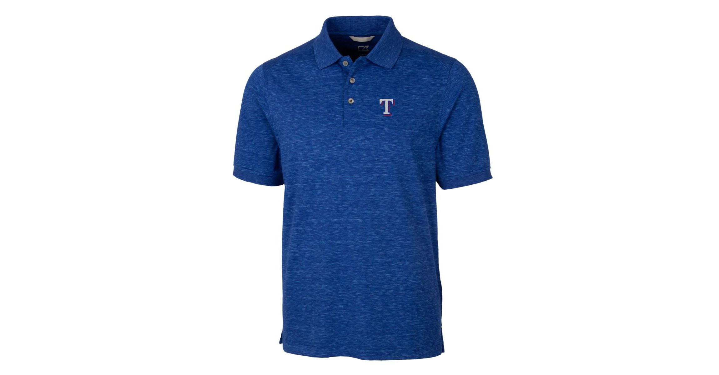 MLB Texas Rangers Advantage Space Dye Tri-Blend Polo