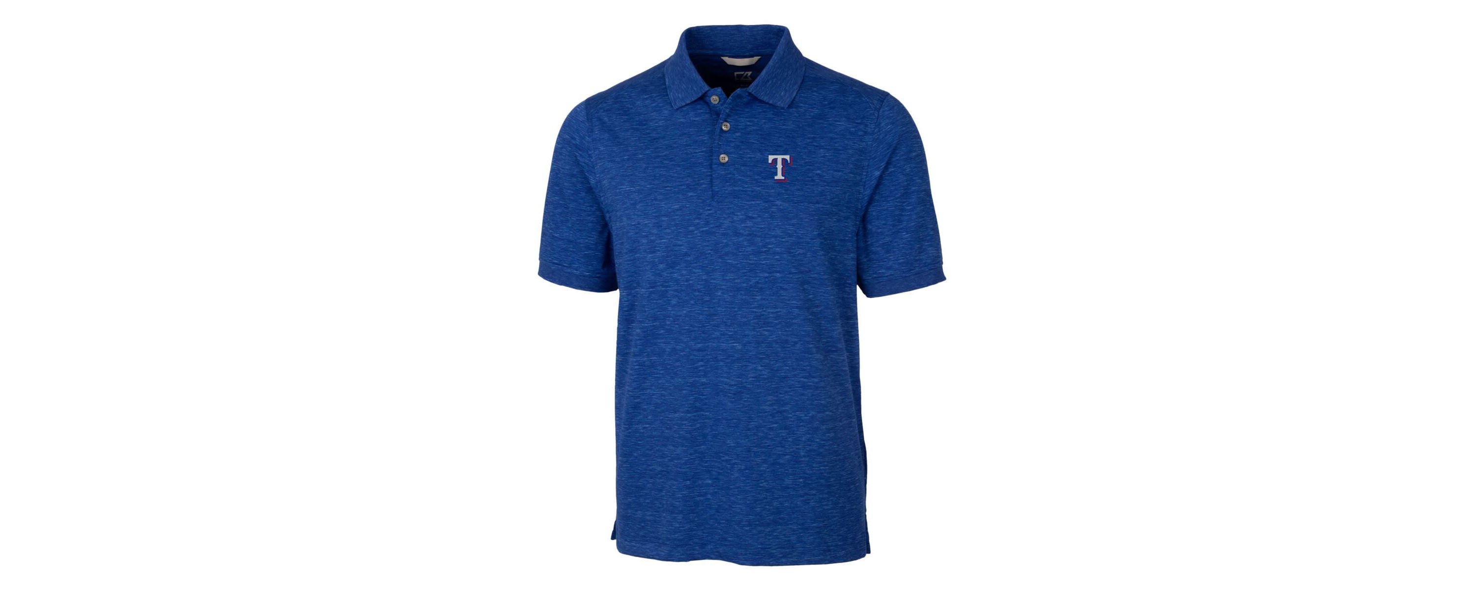 MLB Texas Rangers Advantage Space Dye Tri-Blend Polo