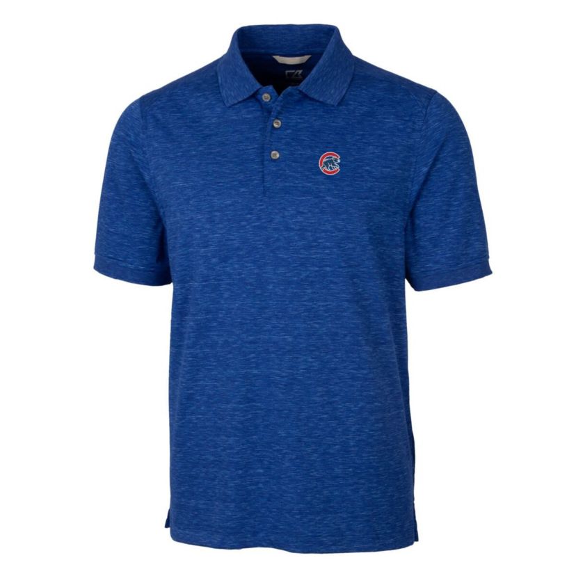 MLB Chicago Cubs Advantage Space Dye Tri-Blend Polo