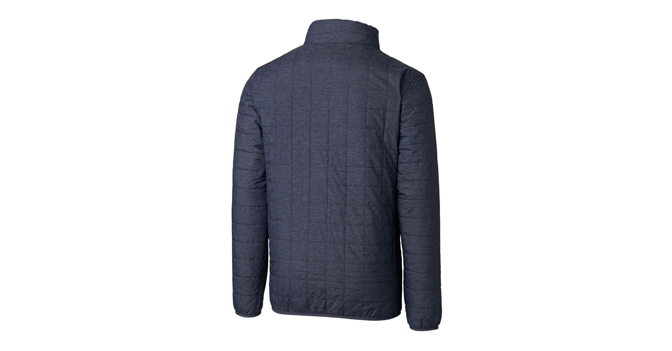 MLB Heathered New York Yankees Rainier Eco Insulated Full-Zip Puffer Jacket