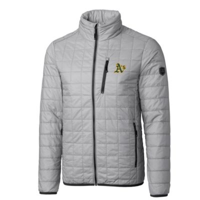 MLB Oakland Athletics Rainier Eco Insulated Full-Zip Puffer Jacket