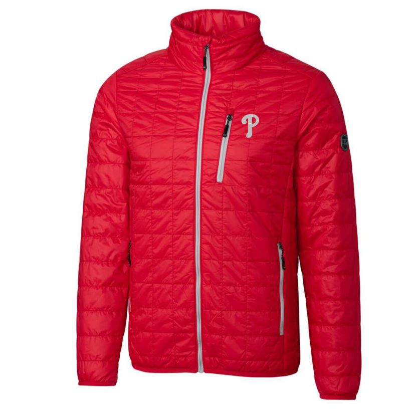 MLB Philadelphia Phillies Rainier Eco Insulated Full-Zip Puffer Jacket