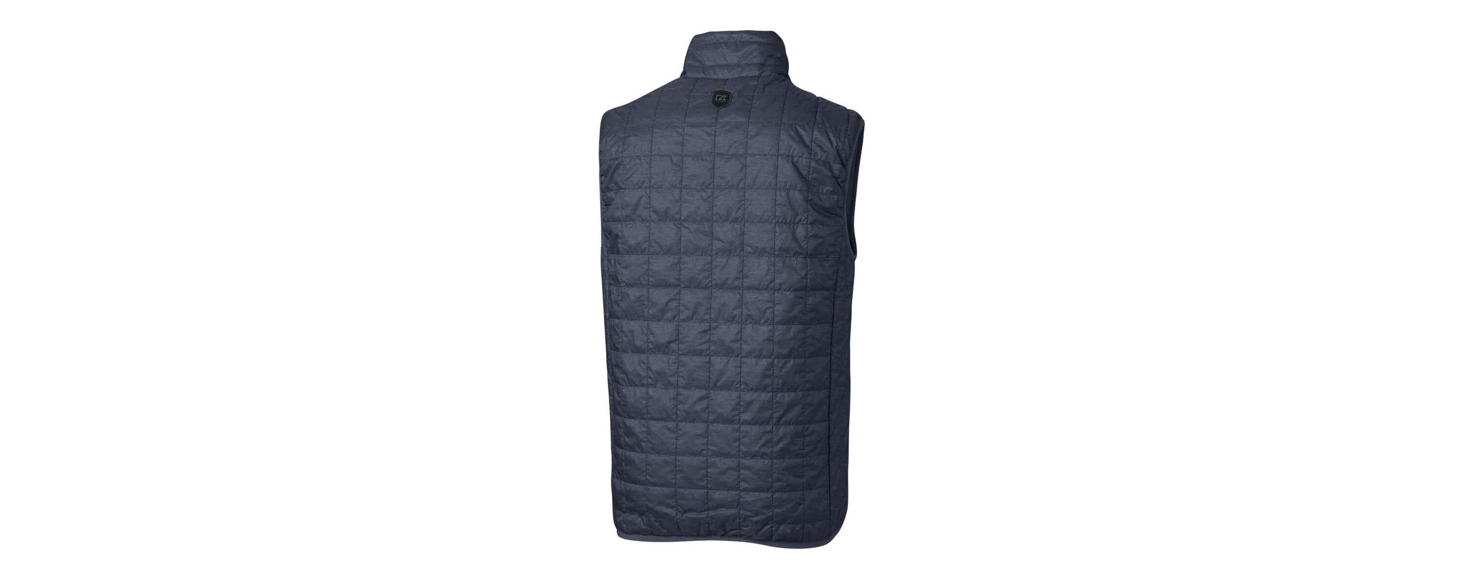 MLB Heathered Detroit Tigers Rainier Full-Zip Puffer Vest