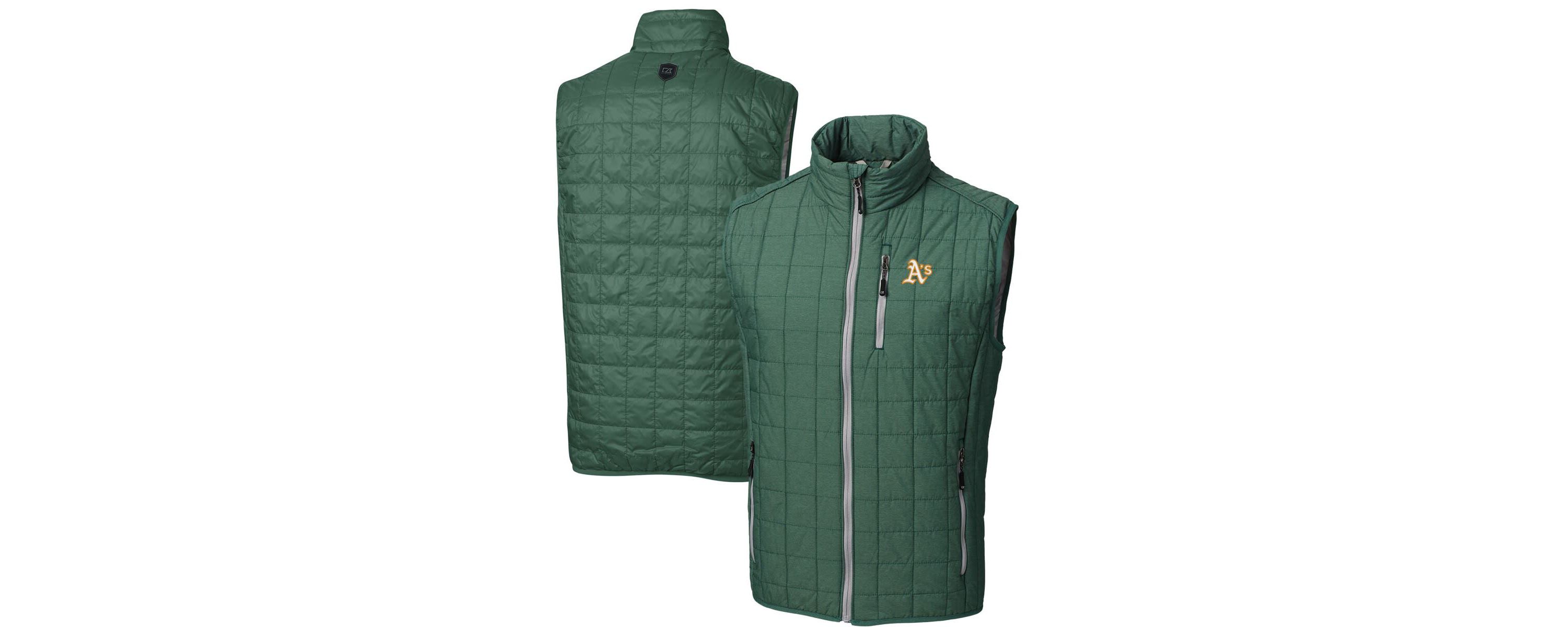 Oakland Athletics MLB Athletics Rainier Full-Zip Puffer Vest