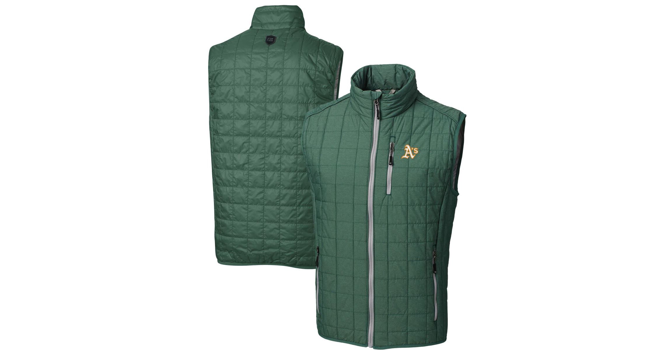 Oakland Athletics MLB Athletics Rainier Full-Zip Puffer Vest