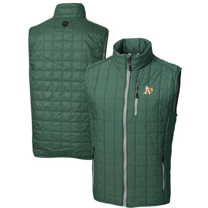 Oakland Athletics MLB Athletics Rainier Full-Zip Puffer Vest