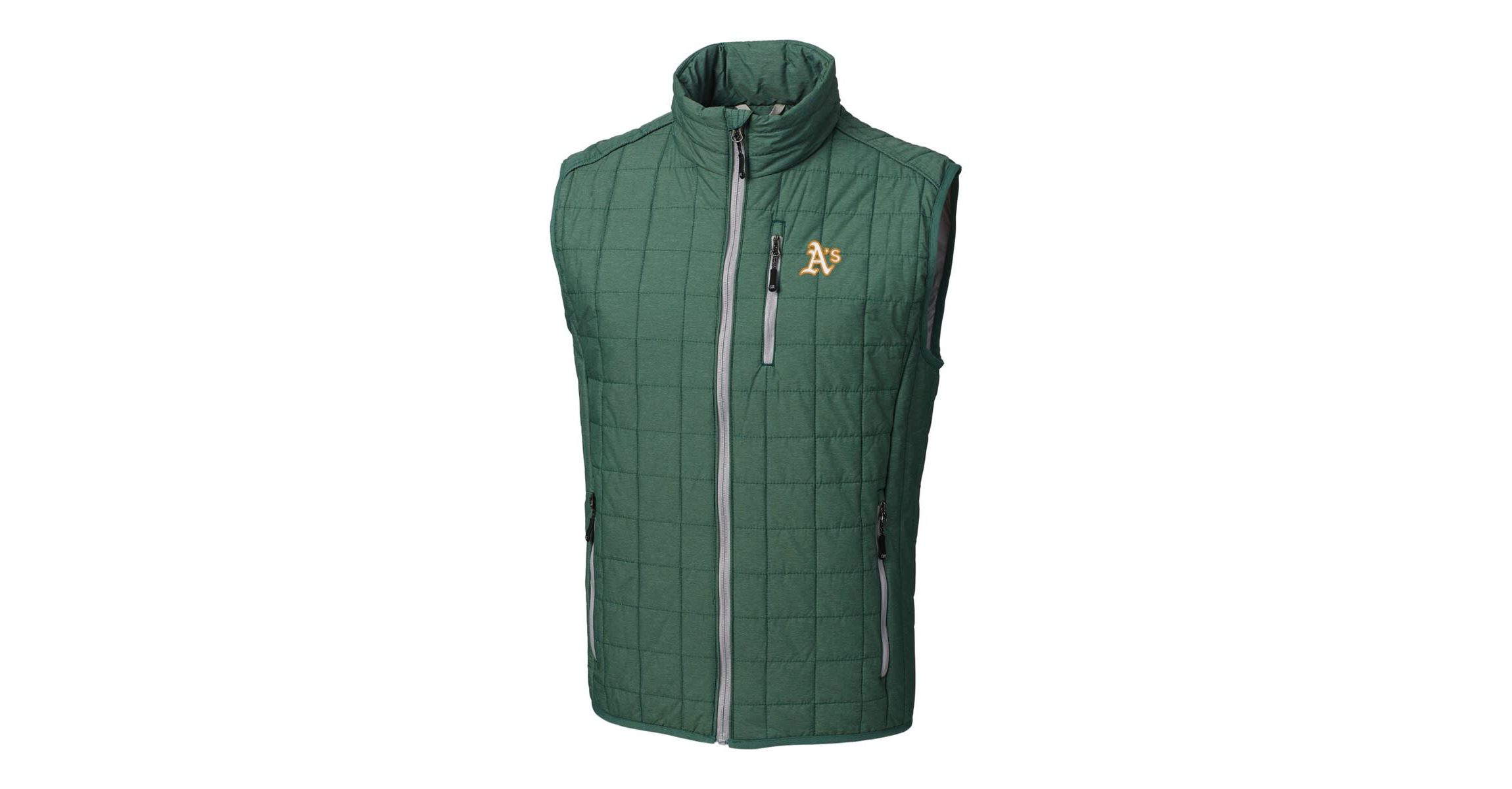Oakland Athletics MLB Athletics Rainier Full-Zip Puffer Vest
