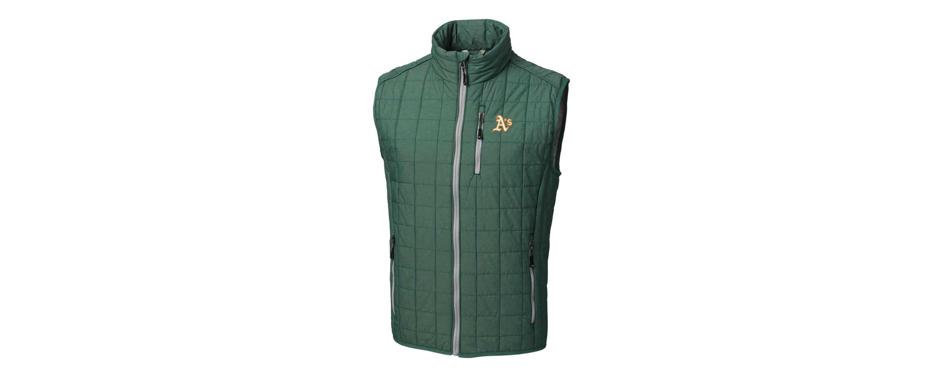 Oakland Athletics MLB Athletics Rainier Full-Zip Puffer Vest