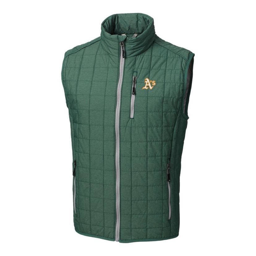 Oakland Athletics MLB Athletics Rainier Full-Zip Puffer Vest