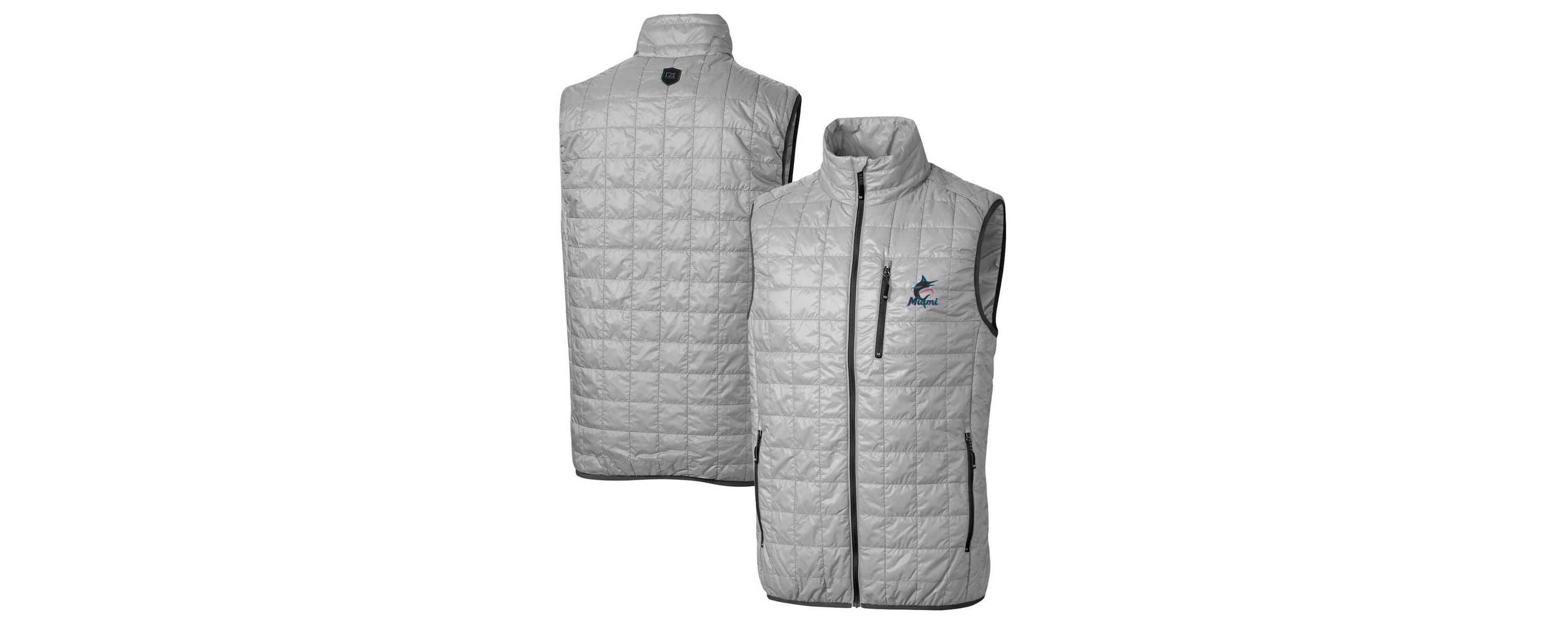 MLB Miami Marlins Rainier Full-Zip Puffer Vest