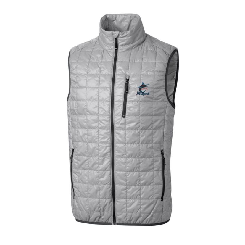 MLB Miami Marlins Rainier Full-Zip Puffer Vest
