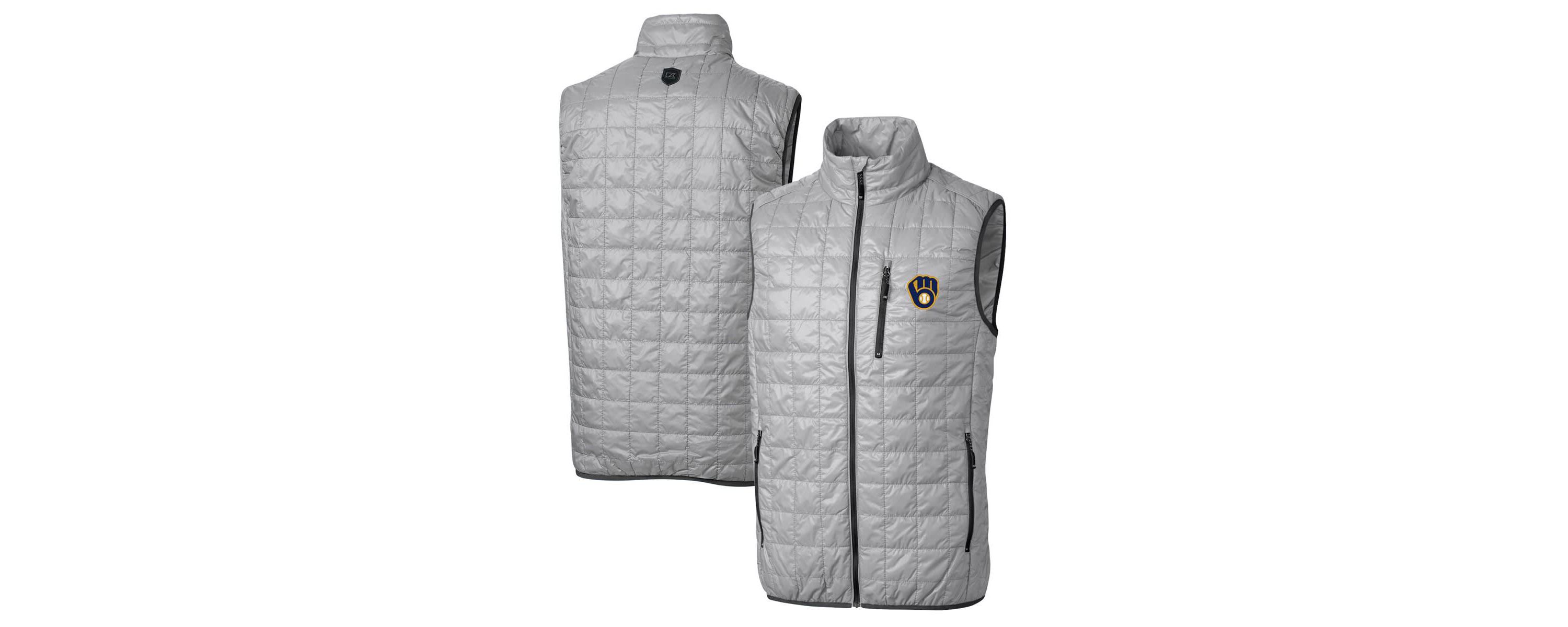 MLB Milwaukee Brewers Rainier Full-Zip Puffer Vest