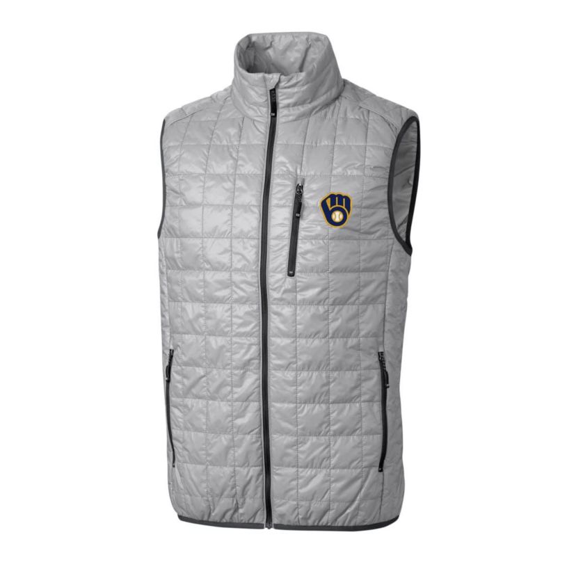 MLB Milwaukee Brewers Rainier Full-Zip Puffer Vest