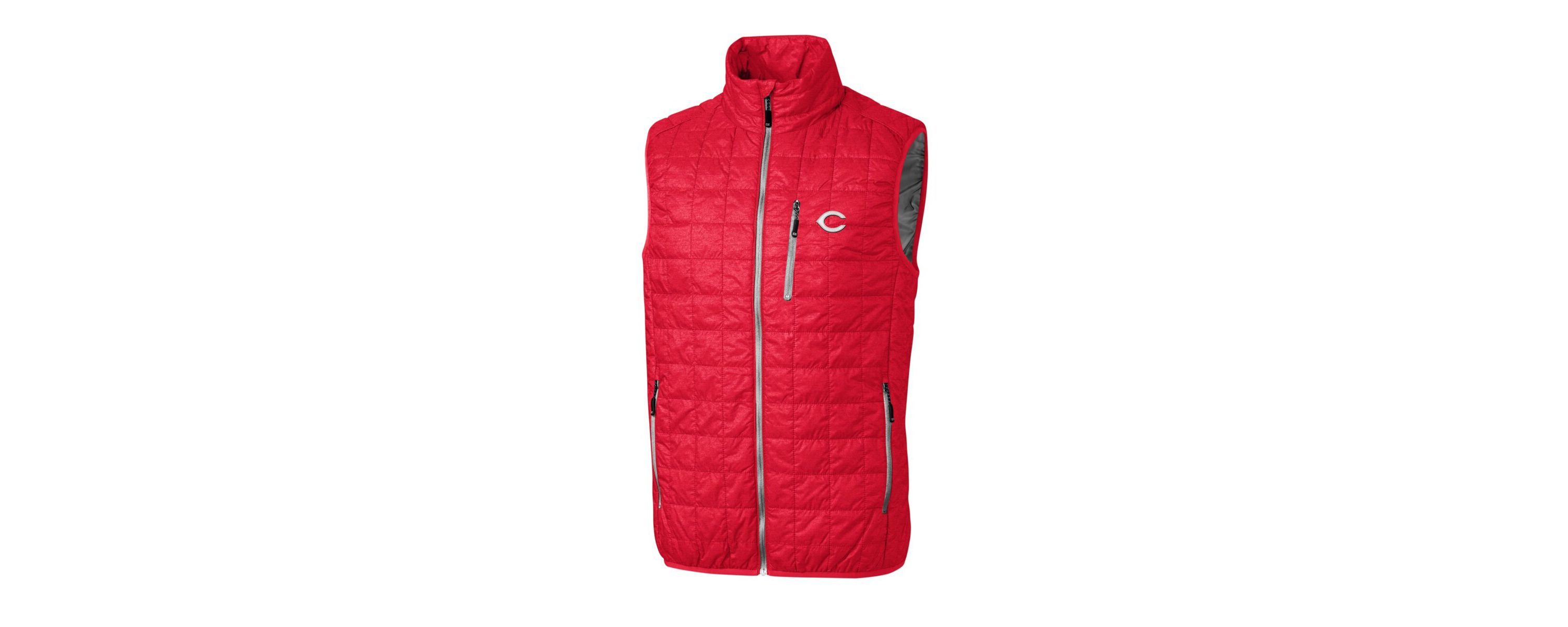 MLB Cincinnati Reds Rainier Full-Zip Puffer Vest