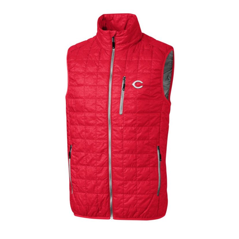 MLB Cincinnati Reds Rainier Full-Zip Puffer Vest