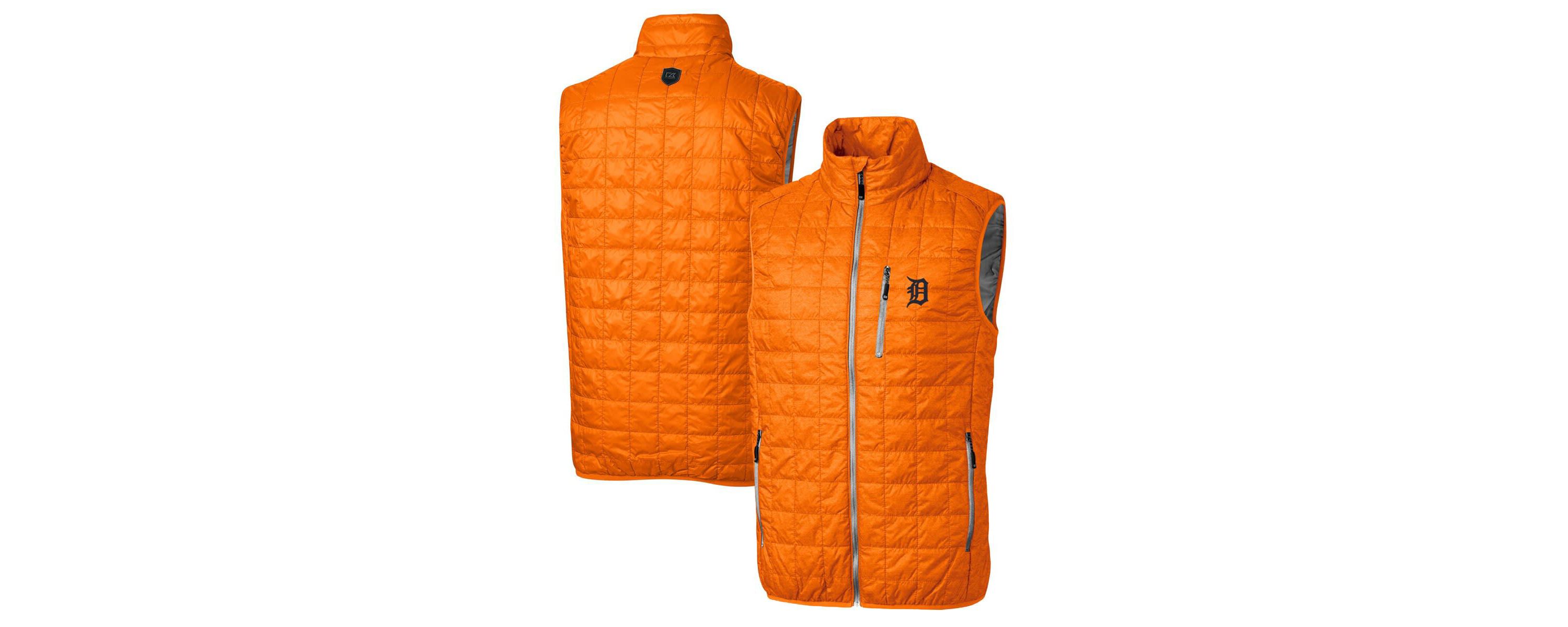MLB Detroit Tigers Rainier Full-Zip Puffer Vest