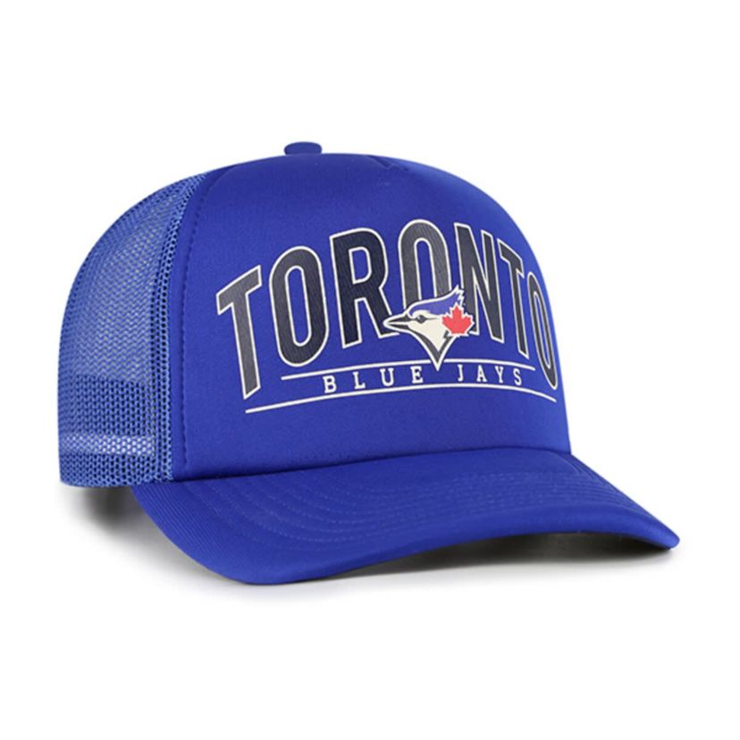 Toronto Blue Jays MLB Toronto Jays Backhaul Foam Trucker Snapback Hat