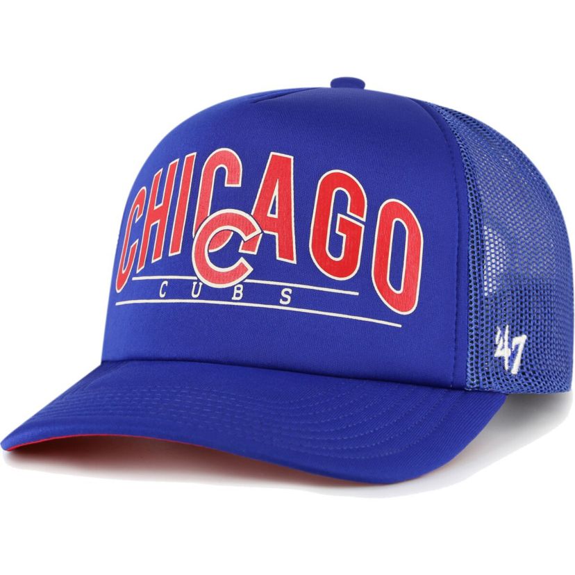 MLB Chicago Cubs Backhaul Foam Trucker Snapback Hat