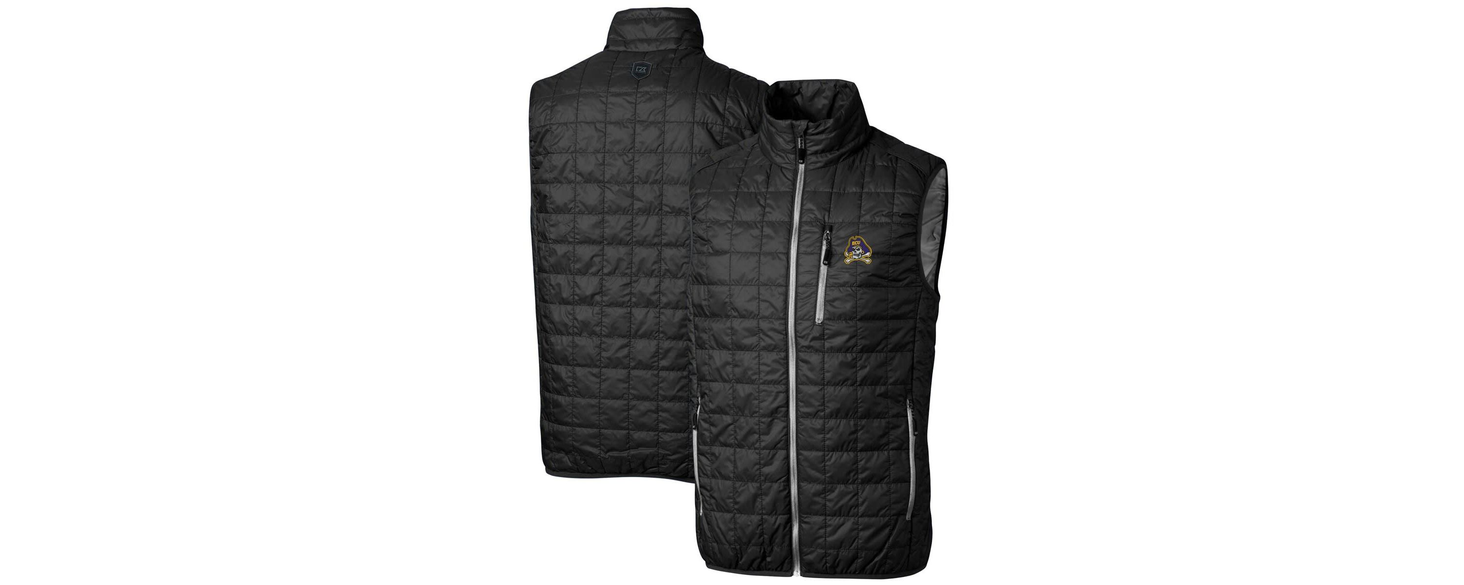 East Carolina Pirates NCAA ECU Pirates Big & Tall Rainier PrimaLoft Eco Full-Zip Puffer Vest